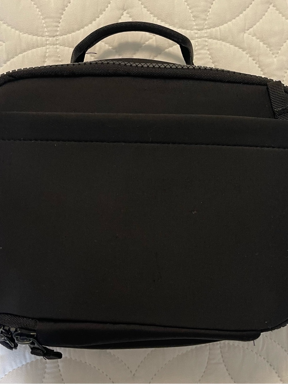 Black Compact Carry Handle Bag